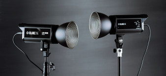 GlareOne LED 1500D i 2000D BiColor - nowe mocne lampy światła ciągłego, które zasilisz akumulatorami V-Mount
