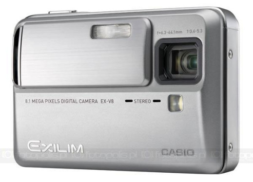 Casio Exilim EX-V8 - lifting