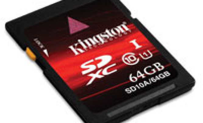  Kingston SDXC 64 GB Class 10