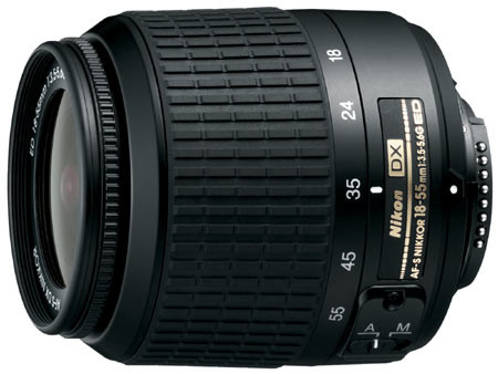 AF-S DX Zoom-Nikkor 18-55 mm f/3,5-5,6G ED - tani standard