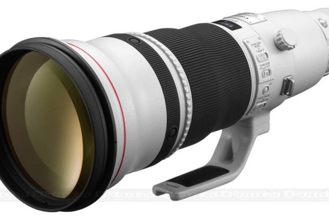 Canon EF 600 mm f/4L IS II USM i EF 500 mm f/4L II USM