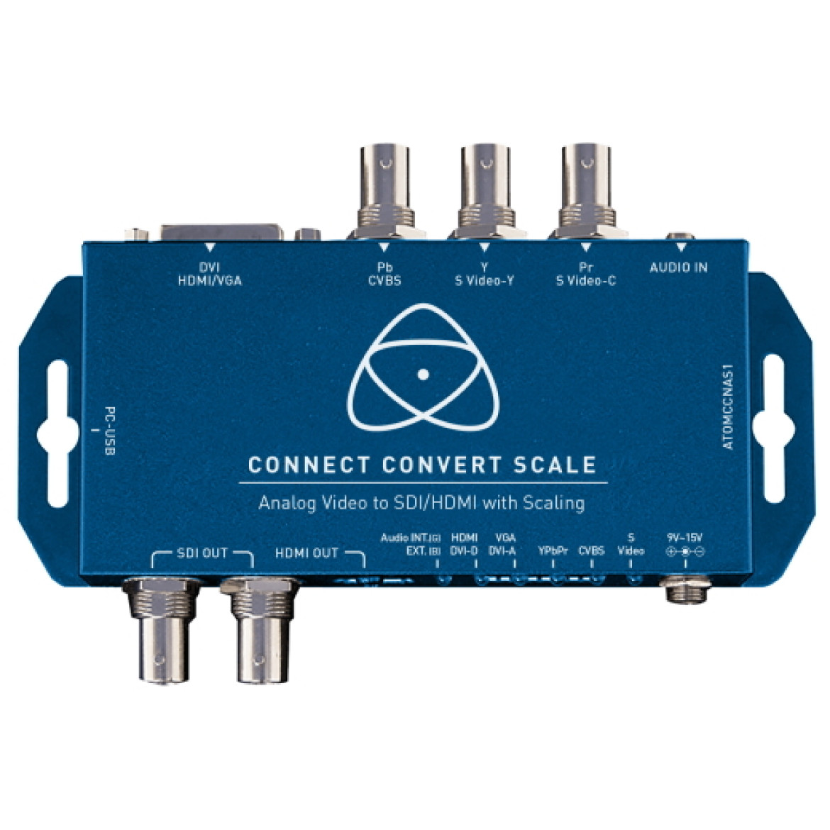 Atomos Connect Converter ATOMCCNAS1 - dzięki niemu podłączysz Kompozytowe / S-Video, analogowe DVI i komponentowe źródła wideo do urządzeń SDI i HDMI, z rozdzielczością i skalowaniem klatek od SD do HD 1080p60.
