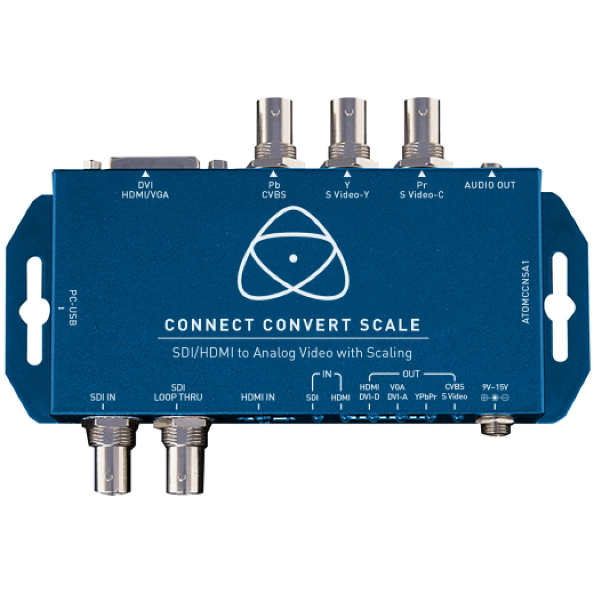 Atomos Connect Converter ATOMCCNSA1 - dzięki niemu połączysz źródła wideo 3G / HD / SD-SDI i HDMI do urządzeń posiadające wejścia Kompozytowe / S-Video, analogowe DVI i komponentowe z rozdzielczością i skalowaniem klatek od SD do HD 1080p60.