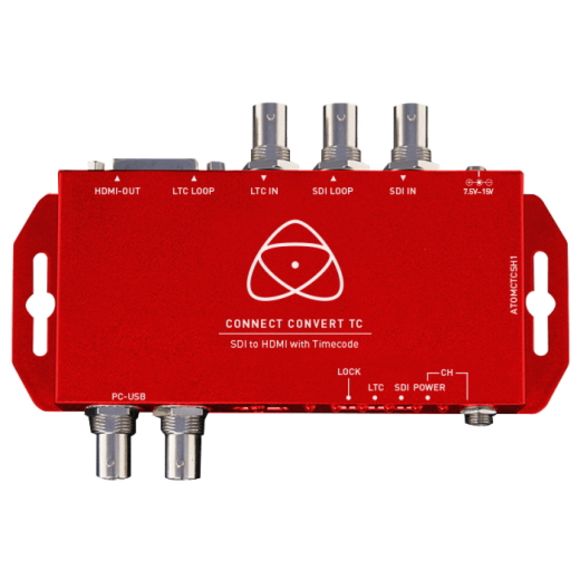 Atomos Connect Converter ATOMCTCSH1 - zamieni proste telewizory w precyzyjne lunety, zamieniając SDI na HDMI podczas osadzania i nakładania LTC timecode oraz Audio VU (do 8 kanałów)