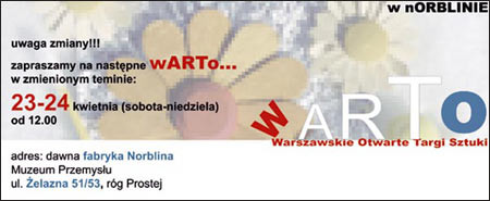 Warszawskie Otwarte Targi Sztuki - kwiecień