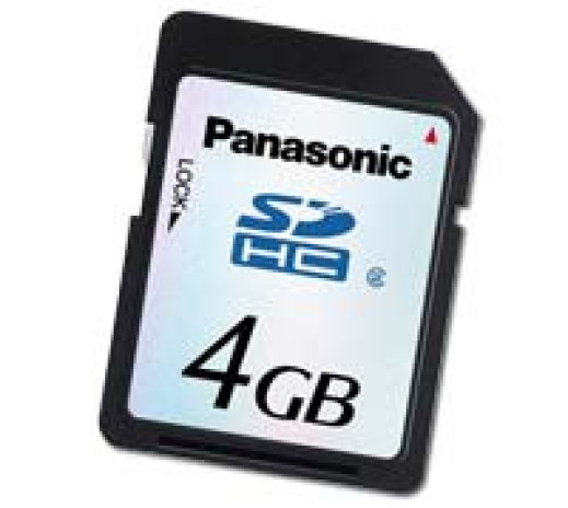 Panasonic zapowiedział kartę SD o pojemności 4GB