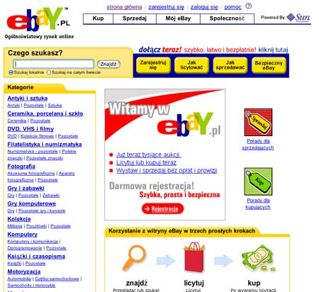 Wystartował eBay.pl