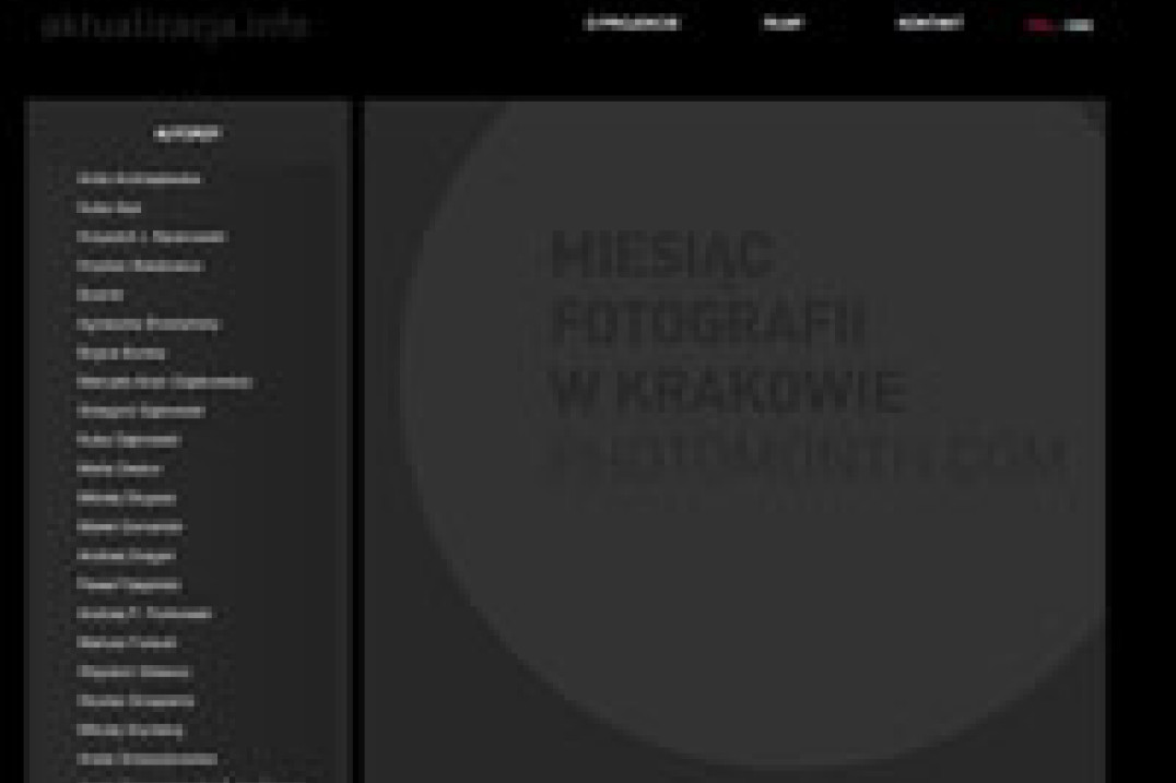 Polska fotografia współczesna zaktualizowana w necie