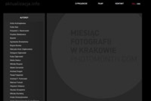 Polska fotografia współczesna zaktualizowana w necie