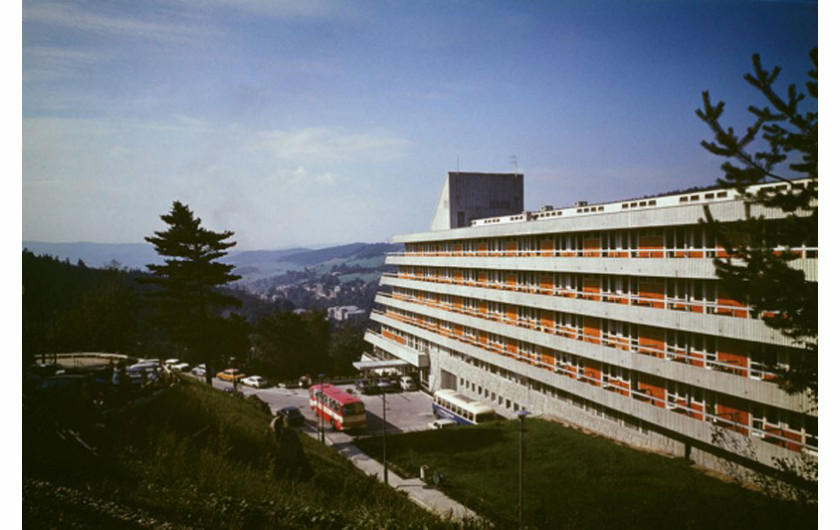(c) fot. Zbigniew Łagocki. „Krynica. Sanatorium Budowlani”, lata 70-te