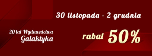 Jubileuszowy rabat na książki wydawnictwa Galaktyka