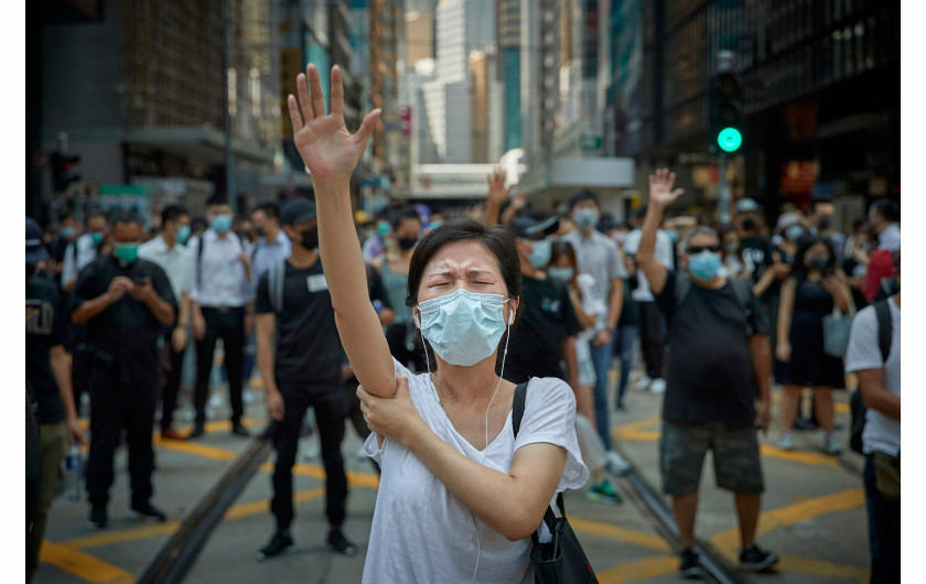 fot. Kiran Ridley, z cyklu Pro Democracy Demonstrations, Hong Kong: The Revolution of Our Time, Editorial / Press Photographer Of the Year / IPA 2020