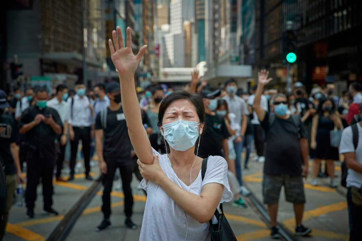 fot. Kiran Ridley, z cyklu "Pro Democracy Demonstrations, Hong Kong: The Revolution of Our Time", Editorial / Press Photographer Of the Year / IPA 2020