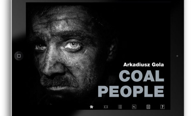 Album "Ludzie z węgla" Arkadiusza Goli na iPada
