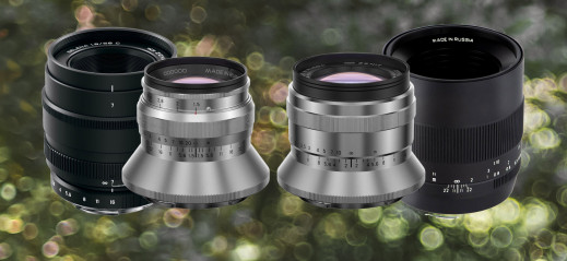 Zenitar 2/35, Zenitar 1.5/50, Zenitar 2.8/60 Macro i Selena 1.9/58 - nowe obiektywy Made in Russia