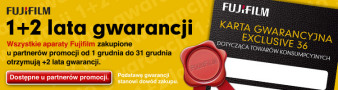 Promocja Fujifilm - przedłużenie gwarancji aparatów cyfrowych o 2 lata