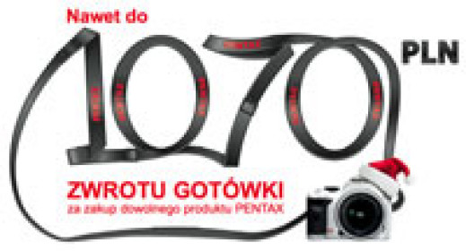 Świąteczna promocja - Pentax zwraca gotówkę