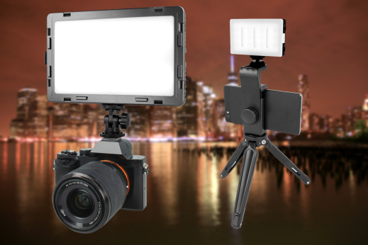 Newell Air 1000 i Lux 1600 - niedrogie kompaktowe oświetlacze LED dla filmowców