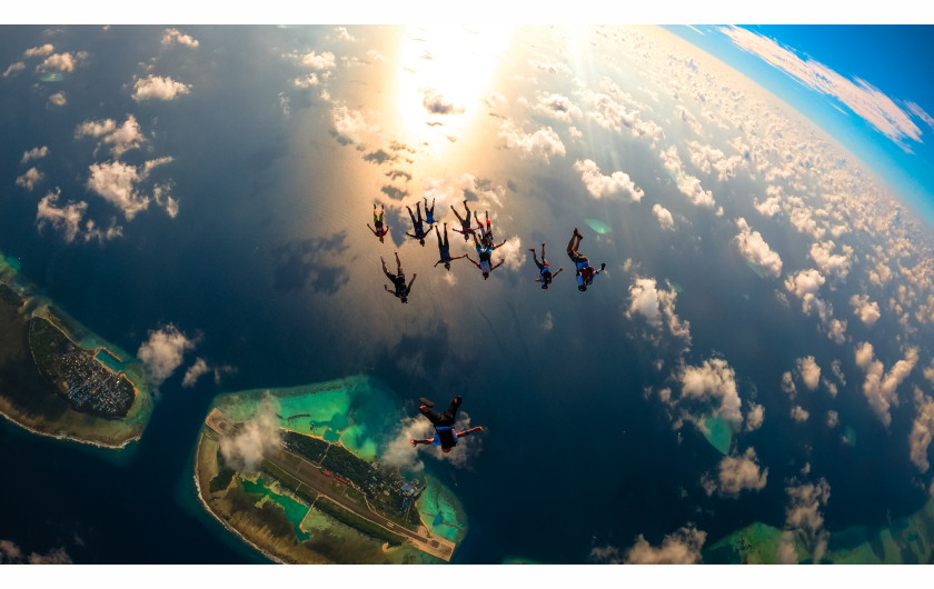 fot. Augusto Bartelle, z serii The Maldives: Skydiver Photographer Perspective, Sports Photographer Of the Year (sekcja amatorska) / IPA 2020