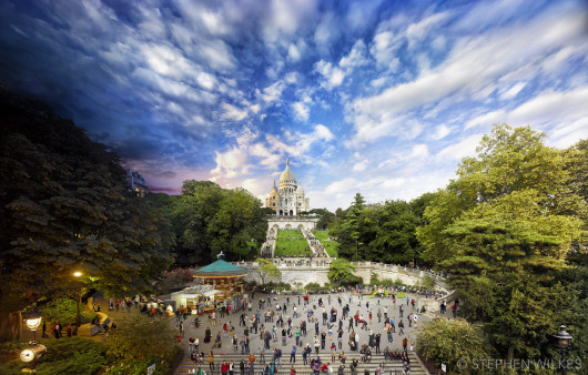 fot. Stephen Wilkes / Sacre Coeur, Paryż, 2015