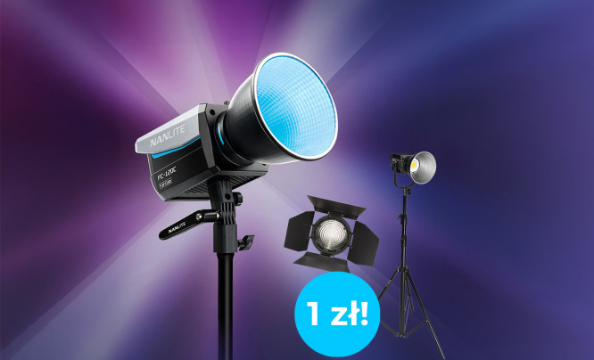 Trwa atrakcyjna promocja na lampy Nanlite: przy zakupie akcesoria studyjne za 1 zł