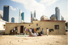 fot. Michele Andreossi, "Ai Piedi Dei Grattacieli", wyróżnienie w sekcji Projects & Portfolios / Urban Photo Awards 2019