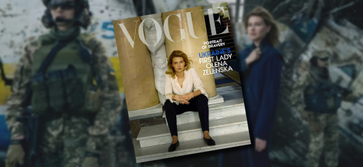 Świat fotografii komentuje sesję Ołeny Żełeńskiej w Vogue