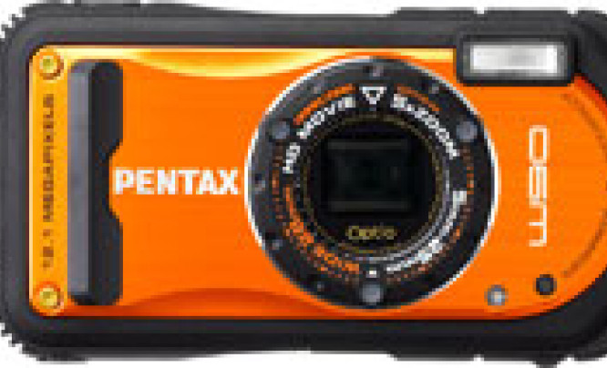  Pentax Optio W90 w kolorze pomarańczowym