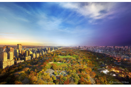 fot. Stephen Wilkes / Central Park widziany z Essex House, Nowy Jork, 2014