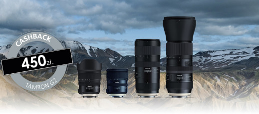 Rusza cashback na obiektywy Tamron G2 - 450 zł zwrotu