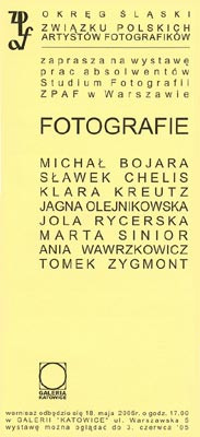 "Fotografie"- wystawa ośmiu młodych autorów z Warszawy