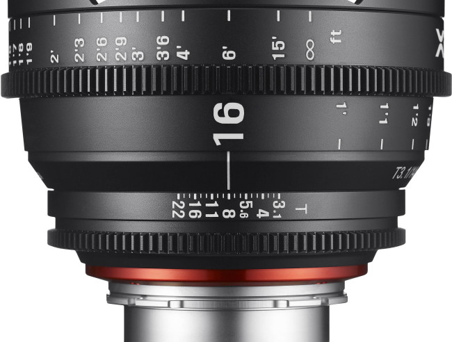Samyang Xeen 16 mm T2.6