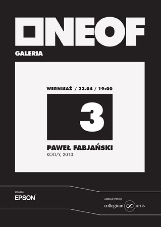 Paweł Fabjański w Galerii One Of