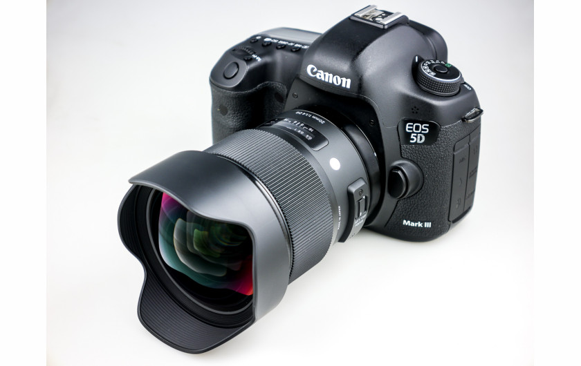 Sigma 20 mm f/1.4 DG HSM ART  z aparatem Canon EOS 5D Mark III