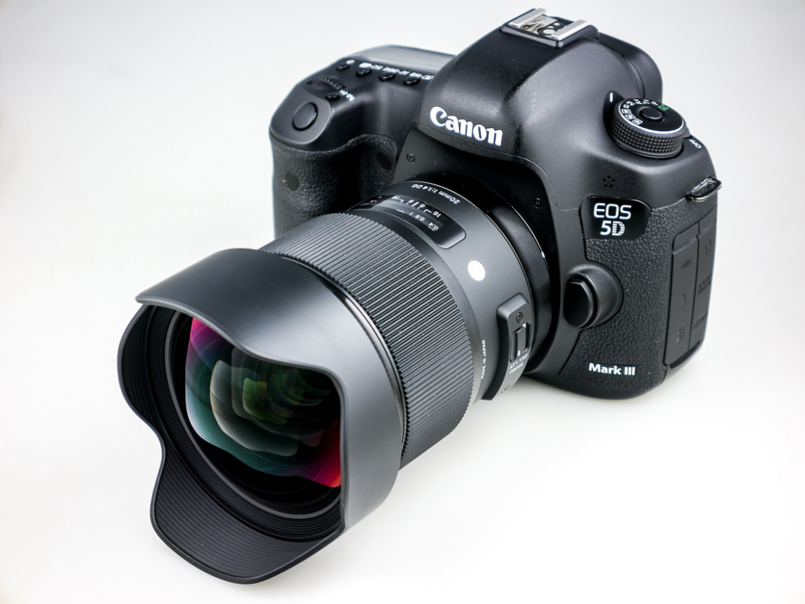 Sigma 20 mm f/1.4 DG HSM ART  z aparatem Canon EOS 5D Mark III