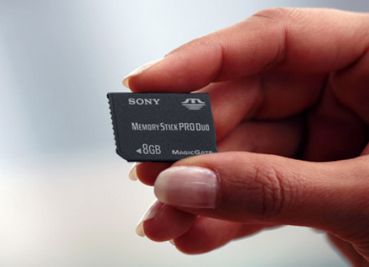 Sony Memory Stick PRO Duo 8 GB - pojemniej