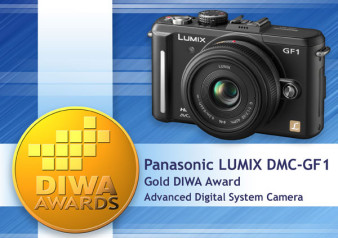 Złoty medal DIWA dla aparatu Panasonic LUMIX DMC-GF1