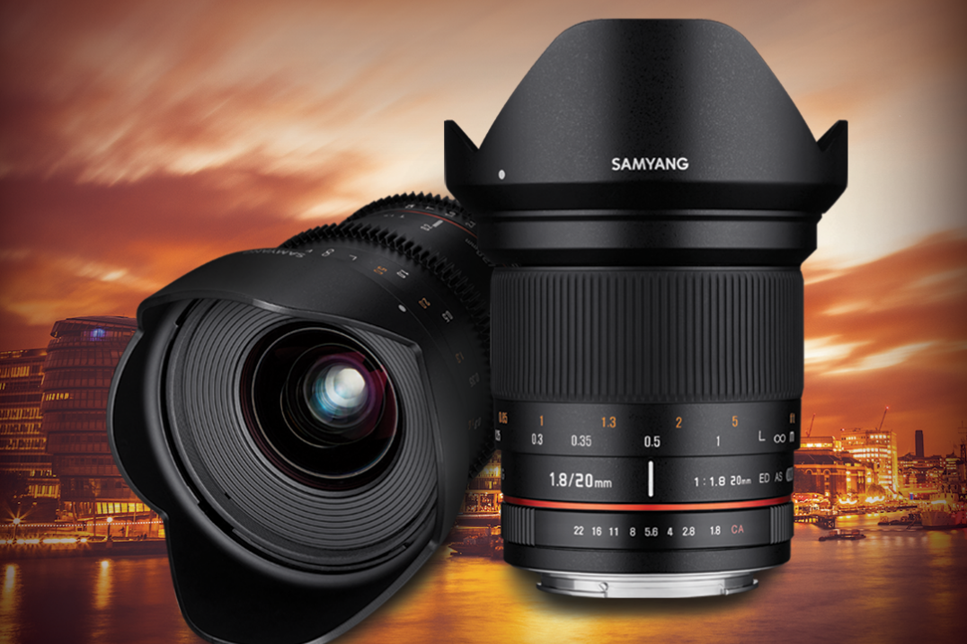 Samyang 20mm f/1.8 i 20mm T/1.9 ED AS UMC – szeroki kąt do pełnej klatki