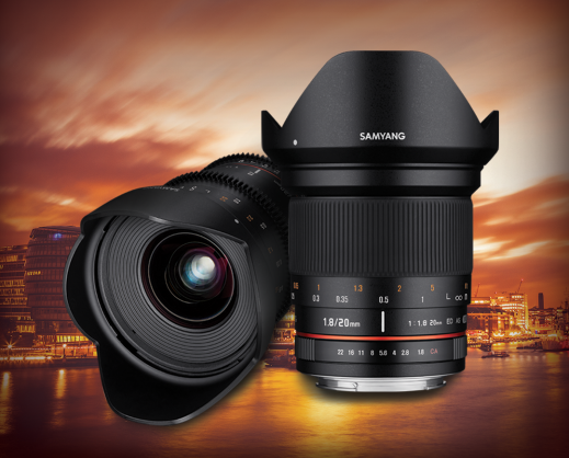 Samyang 20mm f/1.8 i 20mm T/1.9 ED AS UMC – szeroki kąt do pełnej klatki