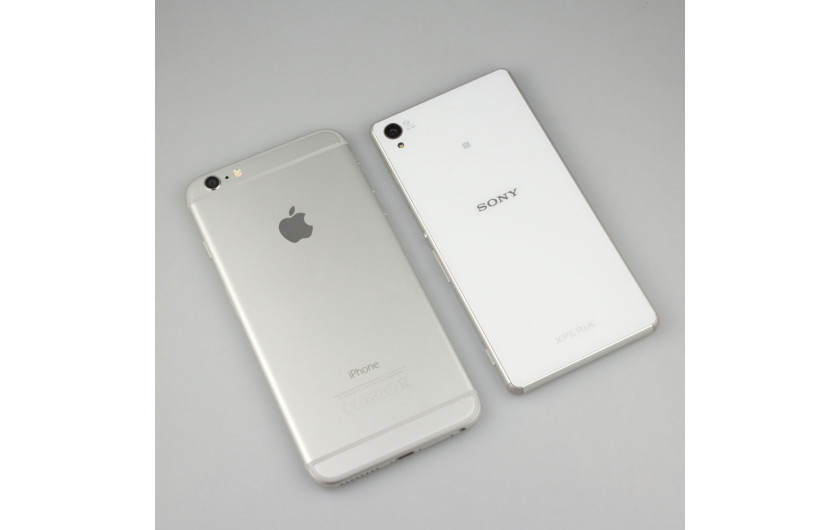  iPhone 6 Plus i Sony Xperia Z3 - porównanie wielkości