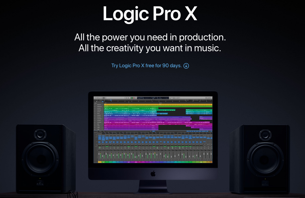 Logic Pro X - interfejs programu
