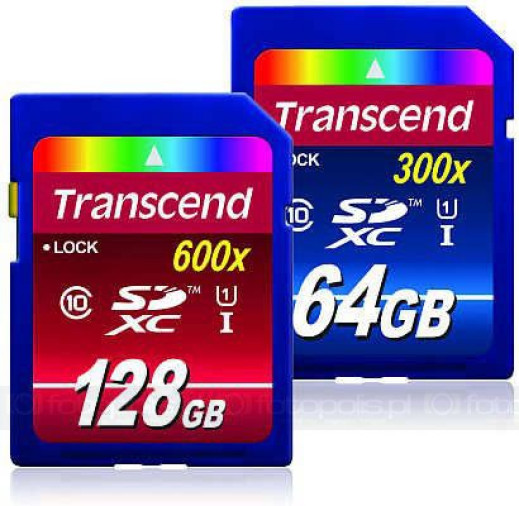 Nowe karty SDXC firmy Transcend