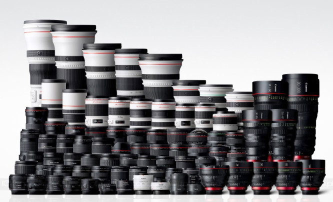 100 milionów obiektywów Canon EF