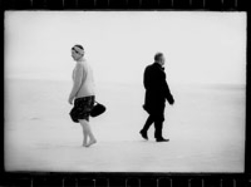 Jean-Paul Sartre i Simone de Beauvoir uwiecznieni przez Antanasa Sutkusa