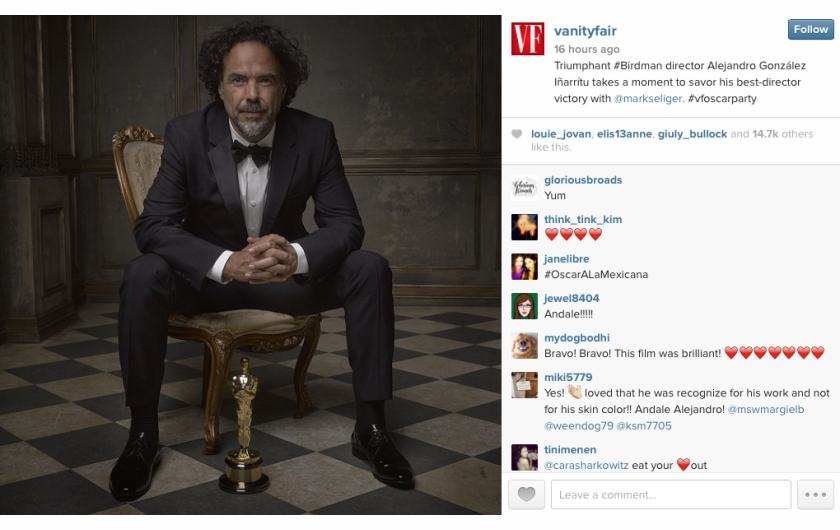 Alejandro González Iñarrítu / źródło: instagram.com/vanityfair