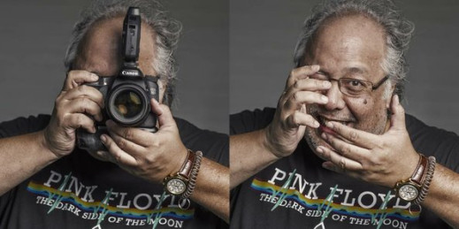 “Behind the Mask”, czyli niecodzienne miny fotografów schowanych za aparatem