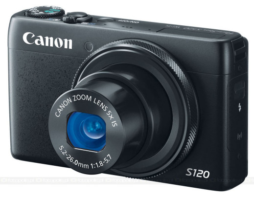 Canon PowerShot S120 - minimalnie jaśniejszy i znacznie szybszy