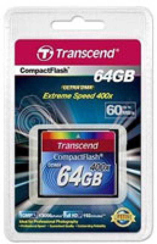 Transcend CF 400x - pojemność do 64 GB