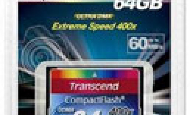 Transcend CF 400x - pojemność do 64 GB