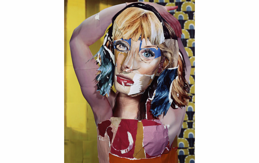 Portrait in Yellow and Blue, 45&#8221; x 36&#8221;, C-Print, 2012, dzięki uprzejmości artysty